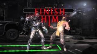 Mortal Kombat XL  Triborg Stage Fatality [upl. by Walters464]