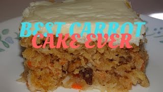 BEST CARROT CAKE EVER  RECIPE [upl. by Pomona]