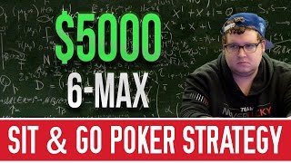 5000 6max Turbo Sit amp Go Strategy Episode 2 [upl. by Yriek]