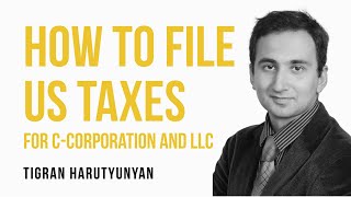 How to file US Taxes for CCorporation and LLC yourself free [upl. by Aldis]