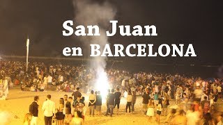 La noche más corta y ruidosa del año en BARCELONA  SAN JUAN Sant Joan [upl. by Accebar]