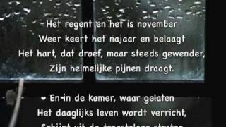 JC Bloem  gedicht  November [upl. by Darraj]