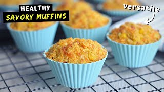 This is how I make my SAVORY MUFFINS for breakfast [upl. by Amilah]