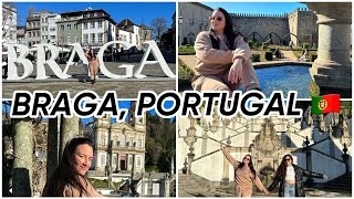 🚇 BRAGA  PONTOS TURÍSTICOS VLOG 🇵🇹 [upl. by Yokoyama]