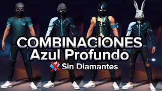 Combinaciones Sin Recarga Free Fire Set Azul Profundo [upl. by Iaras]