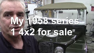 My 1958 series 1 for sale [upl. by Atsirtal]