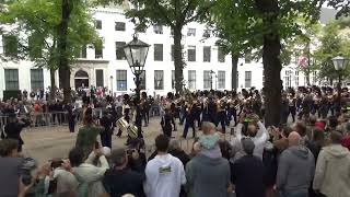 KMKJWF en RFGGJ Prinsjesdag 2024 leidt Koninklijke stoet naar de Schouwburg [upl. by Lynsey]