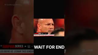 Brock Lesnar And Goldberg Contract Signing shorts trending youtubeshorts short viral [upl. by Aineg]