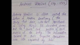 Andreas Vesalius [upl. by Anwahsat]