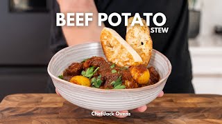 The BEST Beef Potato Stew  Theres So Much Flavour [upl. by Yarazed]