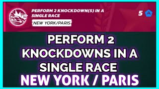 Asphalt UNITE  How to Perform 2 KNOCKDOWNS in a Single Race in NEW YORK or PARIS [upl. by Mortimer]