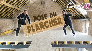 POSE DU PLANCHER en OSB sur les mezzanines  EP47  construction maison [upl. by Adria]