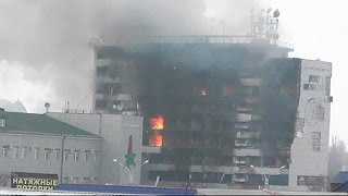 Deadly rebel attack in Grozny highlights Chechnya fragile security situation [upl. by Hanauq]