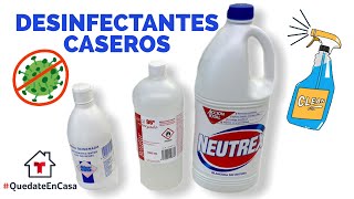 COMO HACER DESINFECTANTE CASERO PARA LA CASA🦠🏠 3 OPCIONES HOW TO MAKE HOMEMADE DISINFECTANT [upl. by Gregoire]