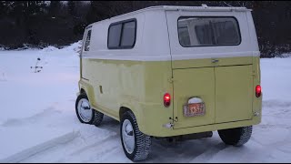 Renault Estafette 1960 swap diesel hiver 20232024 [upl. by Bright721]