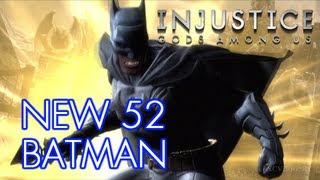 INJUSTICE GODS AMONG US  NEW 52 BATMAN Costume Skin DLC Gameplay HD  3D Model [upl. by Terencio449]