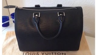 Louis Vuitton Speedy 25 in Epi [upl. by Okir564]