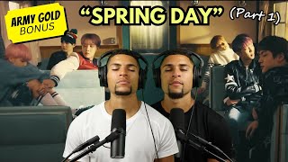 BTS Spring Day Reaction 🥲 [upl. by Selegna]