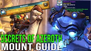 Complete Secrets of Azeroth Mount Guide  Pattie and Mimirons Jumpjets  Whodunnit [upl. by Namwob]