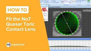 HowTo  Fit the No7 Quasar Toric contact lens Studio 5 [upl. by Ecnal953]