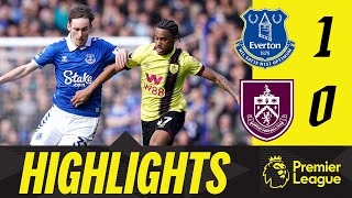 CalvertLewin Goal Sees Blues Take Points  HIGHLIGHTS  Everton 1 0 Burnley [upl. by Cynara]