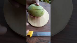 Cutting sweet and fresh mango fruit [upl. by Muns]