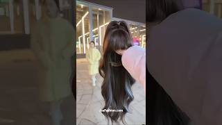 hairstyle hair wigs hairtutorial douyin christmas music snowman [upl. by Yrffej]