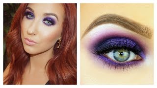 Electric Purple Smokey Eye Tutorial  Jaclyn Hill [upl. by Smiga]