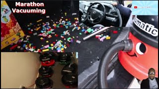 Amazing Vacuuming Car and Lego With All My Vacuum Cleaners Henry Hetty Henry Turbo 160 amp Miele C3 [upl. by Malita]