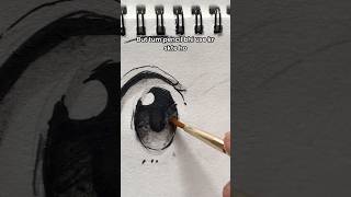 THIS is the EASIEST WAY TO DRAW EYES art shorts [upl. by Lanita]