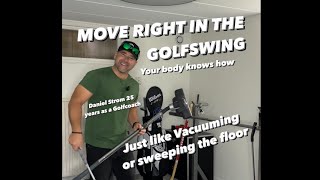 Get perfect contact in golf Move right in the golf swing golf golfswing golftips Daniel Strom [upl. by Neeluj758]