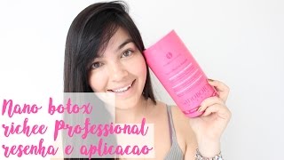 Botox Capilar Nano Botox Richee Professional [upl. by Lukash375]