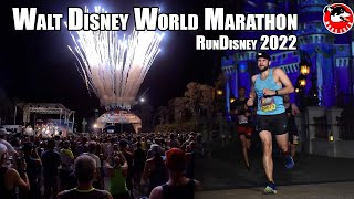 Running the Walt Disney World Marathon  RunDisney 2022 [upl. by Pickett]