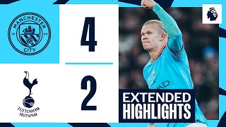 EXTENDED HIGHLIGHTS  Man City 42 Tottenham  Another memorable Etihad comeback [upl. by Justine]