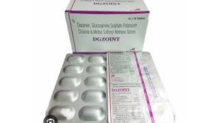 DGZOINT Tablets Diacerein Glucosamine Sulphate Potassium Chioride amp Methyl Sulfonyl Methane Tablets [upl. by Bullion964]