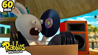 1h Compilation The Party of the Rabbids  RABBIDS INVASION  New episodes  Cartoon for kids [upl. by Silera]