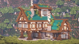 Minecraft  Como Construir Uma Casa de Fantasia Medieval [upl. by Crawley246]