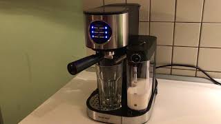 SilverCrest SEMM 1470 A1 coffee machine  Demonstration [upl. by Palua]