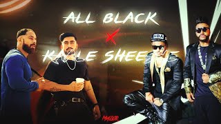 All Black x Kaale Sheeshe raftaarmusicSukhEMuzicalDoctorz AddyNagar  Prod by Mazor [upl. by Fabrianne]