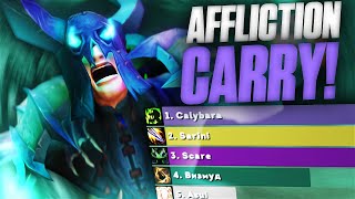 AFFLICTION WARLOCK CARRY ROAD TO 3000 IO [upl. by Nalyad]