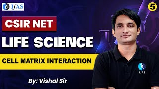 Cell Signalling Cell Matrix Interaction   Target CSIR NET Life Science Dec 2023  IFAS [upl. by Malim]