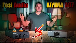 Best Stereo Amplifiers 2024 AIYIMA A07 MAX VS Fosi Audio P3 Tube Preamp [upl. by Moria]