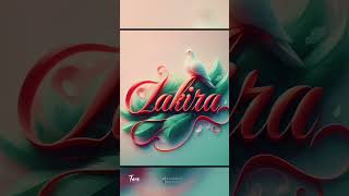 Name Art Video Editing 3D Viral Name Zakira Photo Editing Bingai green feathers beauty neonnameart [upl. by Guglielmo]