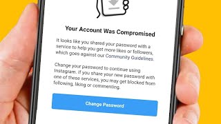 How to Fix Your Account Was Compromised Instagram  Instagram Problem Forgot Password 2023 [upl. by Adriell]