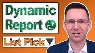 Create a Dynamic Excel Drop Down List Report [upl. by Kylynn]