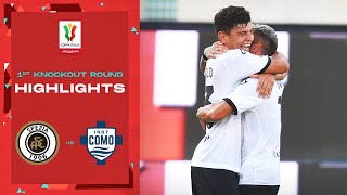 Spezia 51 Como  Goals and Highlights 1st Knockout Round  Coppa Italia Frecciarossa 202223 [upl. by Wendi545]