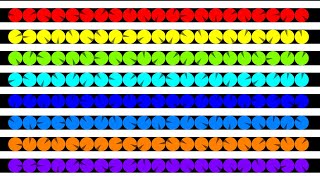 The Pacman Sorter Elimination Marble Race in Algodoo [upl. by Denna]