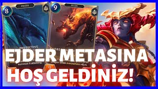 SHYVANA VE EJDERLER RAKİPLERİ KÜL EDİYOR Shyvana Ejder Ramp Destesi Legends of Runeterra LoR [upl. by Ahsenwahs]