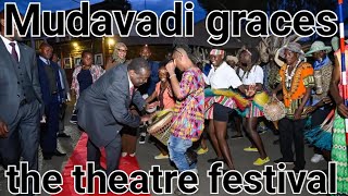 🔥Watch moments as MUDAVADI attends opening of Kenya theatre festival [upl. by Anav582]