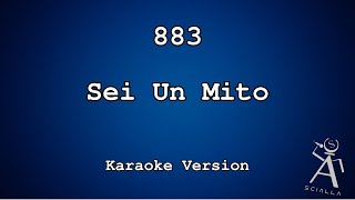 883  Sei Un Mito KARAOKE [upl. by Ayamahs]